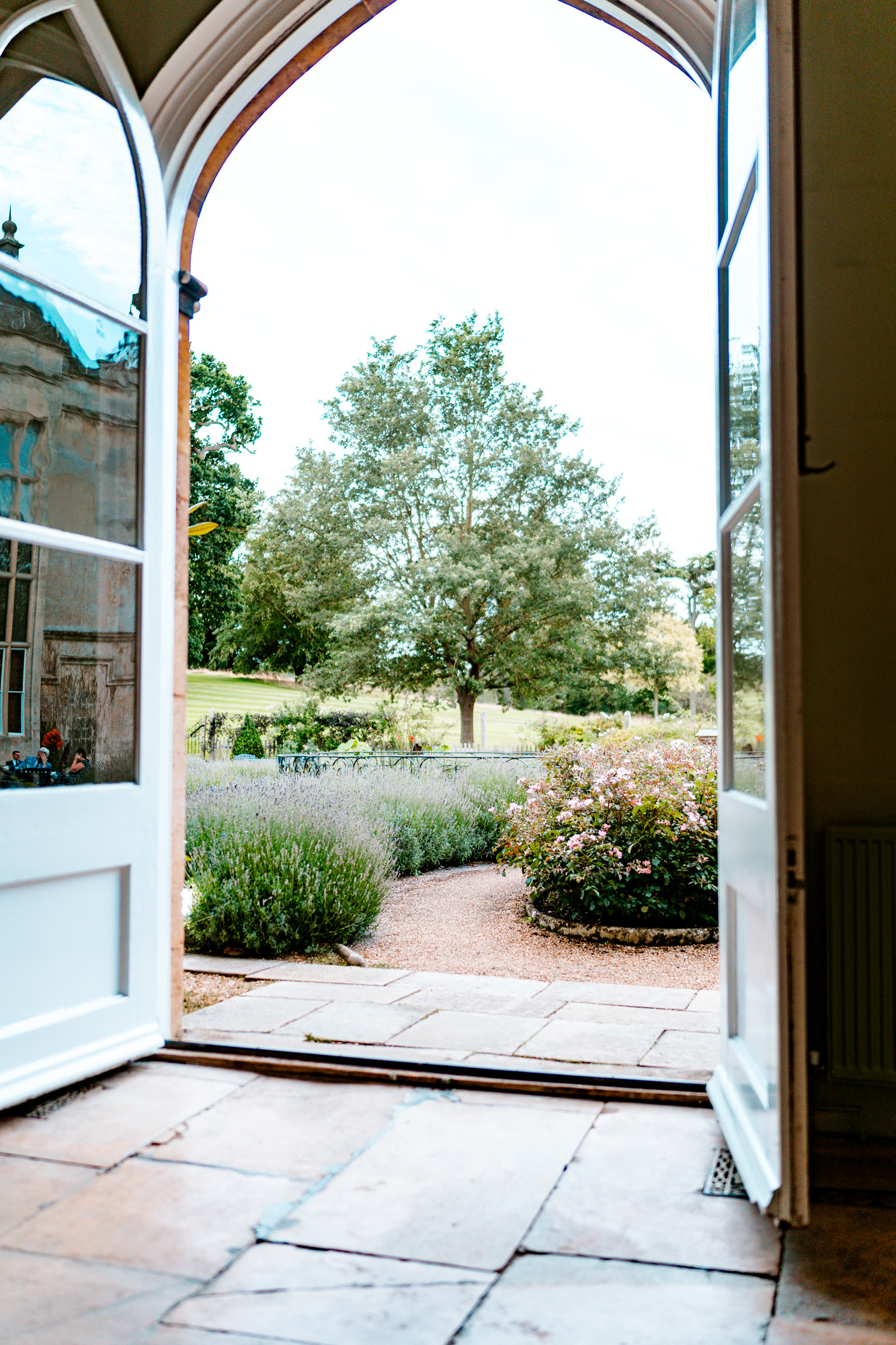 Burghley House Wedding - Rose garden
