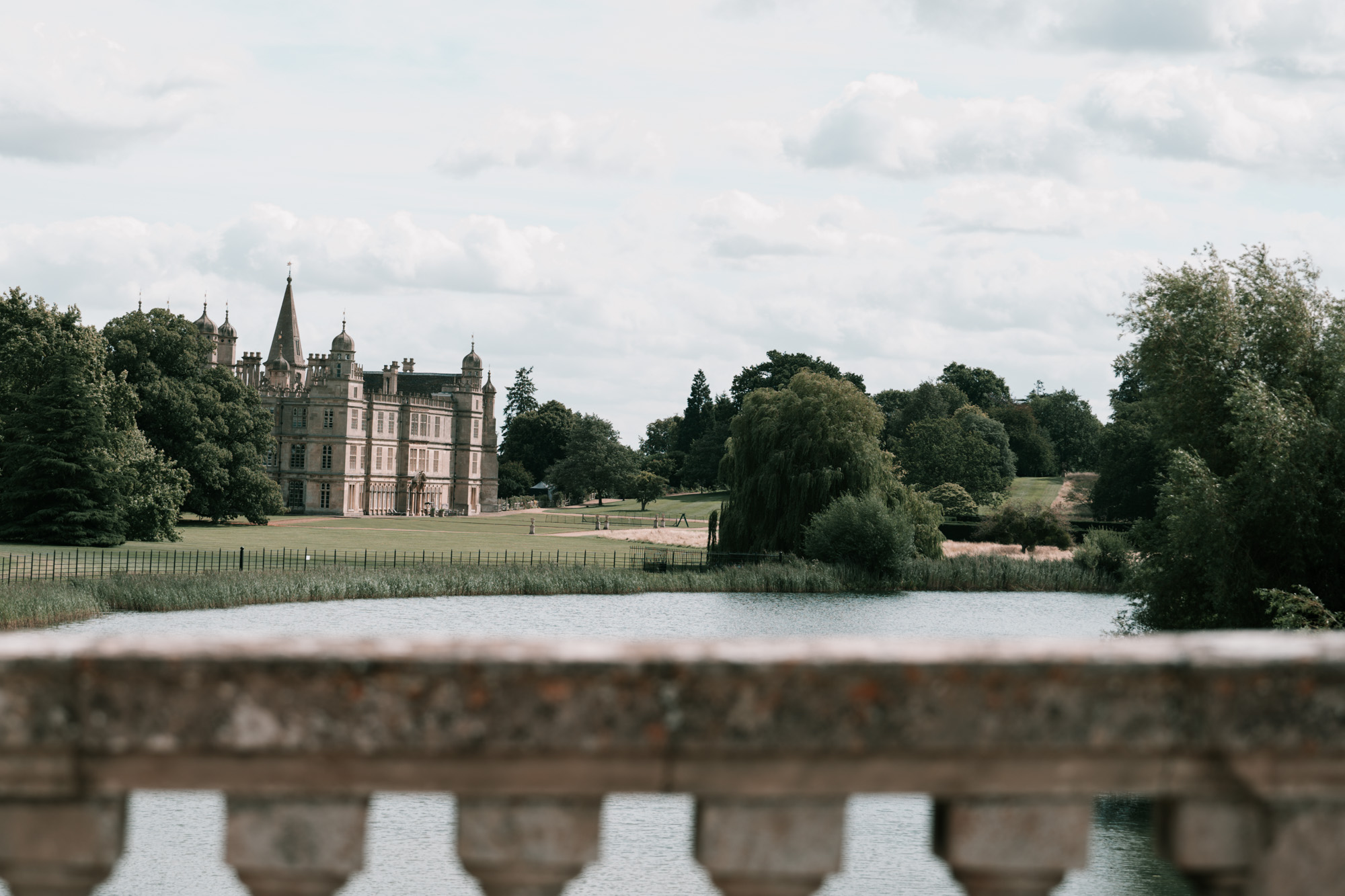 Burghley House Wedding - Lion Bridge